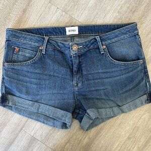 Hudson Hampton Cuffed Jean Shorts Size 29